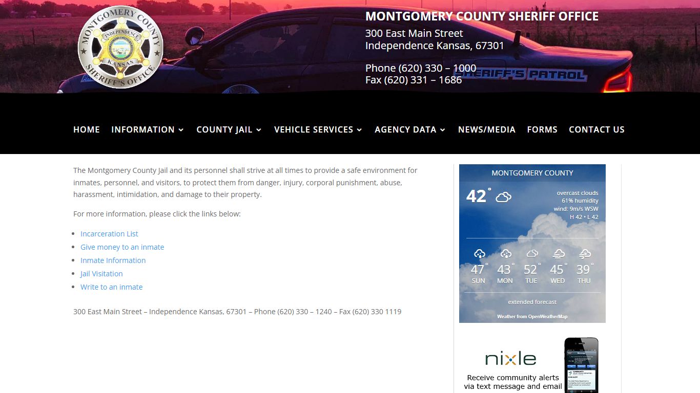 Montgomery County Jail | Montgomery County Sheriff's Office Website